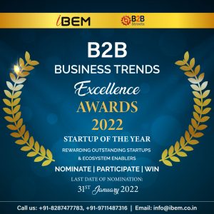 B2B Business Trends Excellence Awards 2022 to Recognize the Best Startups & Startup Ecosystems