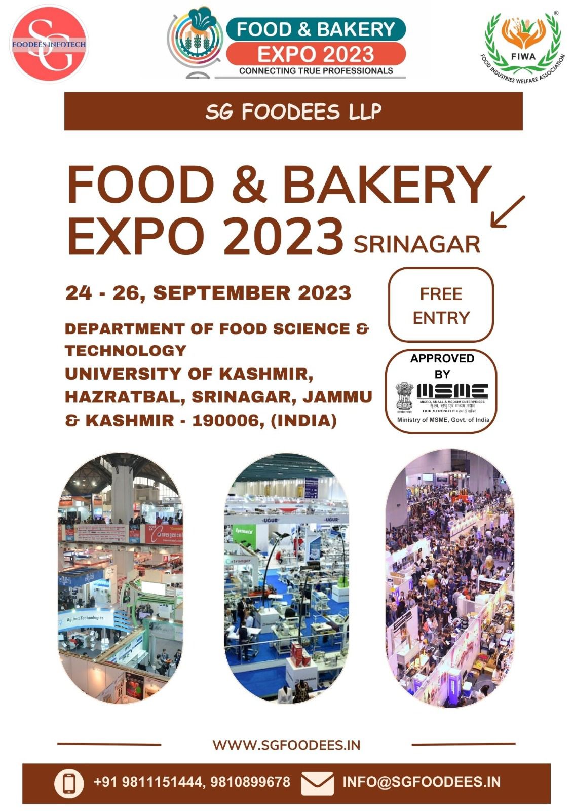 Food and Bakery Expo 2023 Srinagar Connecting True Professionals