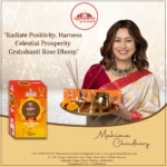 Grahshanti Dhoop Agarbatti is delighted to announce its exciting brand endorsement with Bollywood actress Ms. Mahima Chaudhary