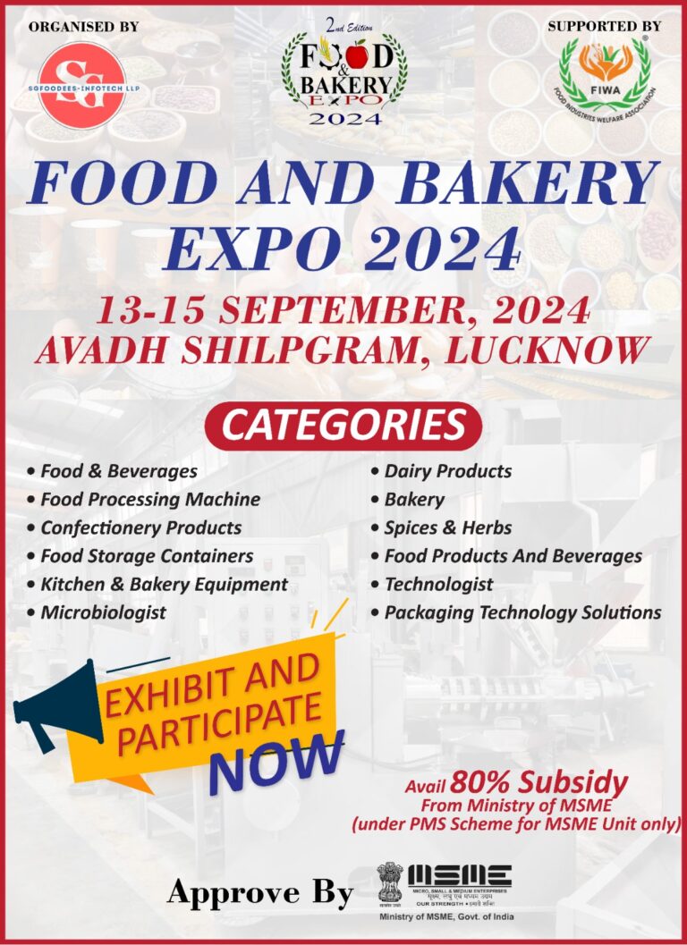 2nd Edition of Food & Bakery Expo 2024 is all Set to Showcase Latest Trends and Innovations in Food Industry