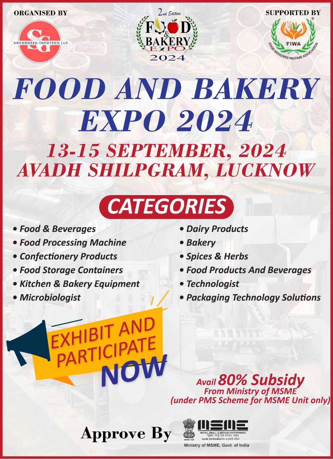 2nd Edition of Food & Bakery Expo 2024 is all Set to Showcase Latest Trends and Innovations in Food Industry